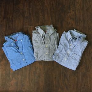 IZOD LT Shades of Blue▪️Lot of 3 Button Downs▪️GUC